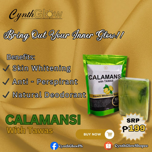CynthGlow Calamansi With Tawas Whitening Soap