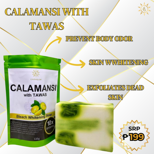 CynthGlow Calamansi With Tawas Whitening Soap